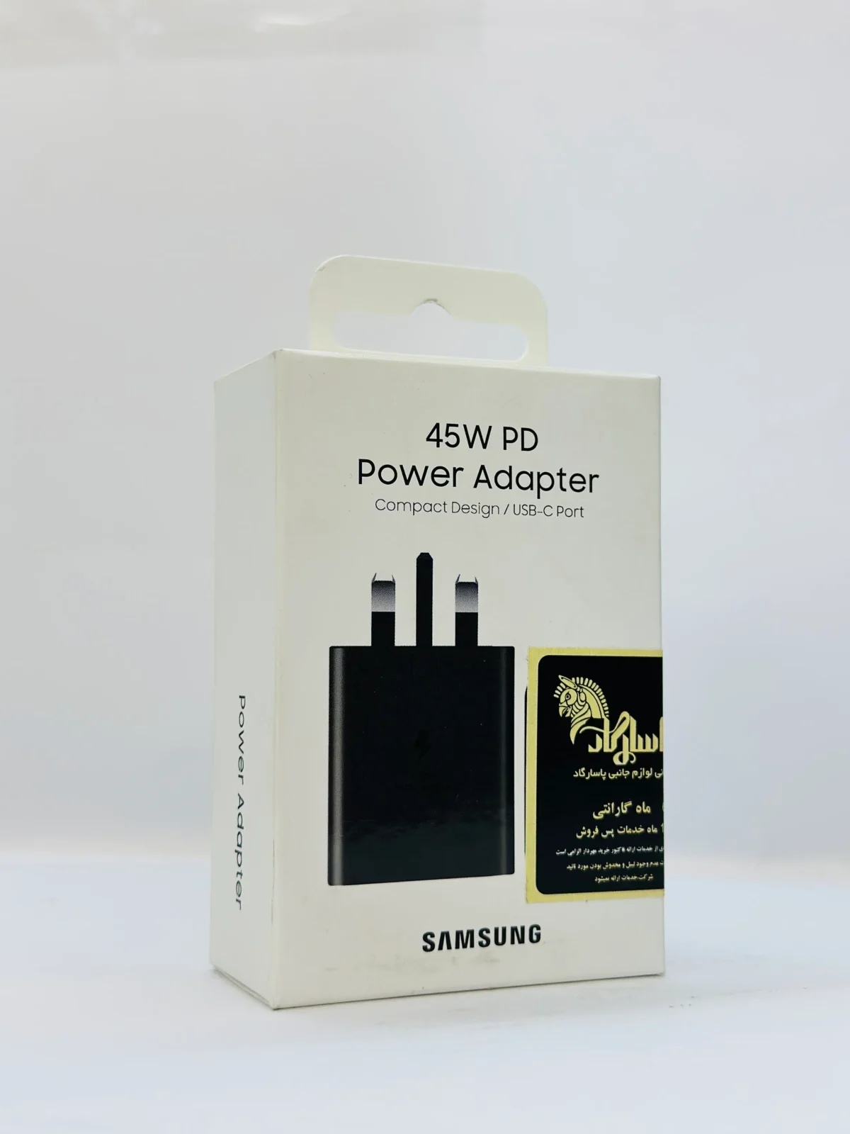 شارژر پاور اداپتور 45 وات PD با طراحی جمع‌وجور و درگاه USB-C