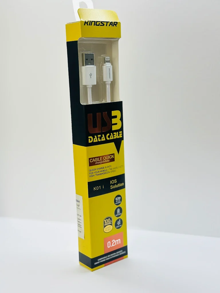 کابل تبدیل USB به microUSB کینگ استار مدل KS01 A طول 0.2 متر