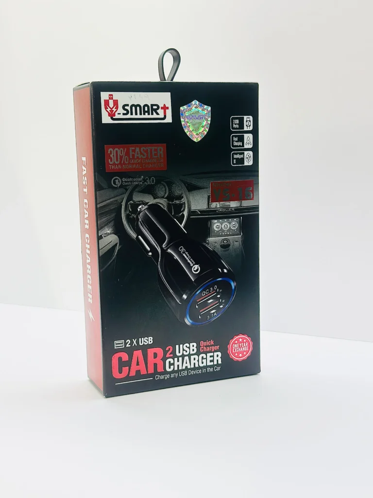 شارژر فندکی خودرو مدل Car 2 USB Charger Smart Fast