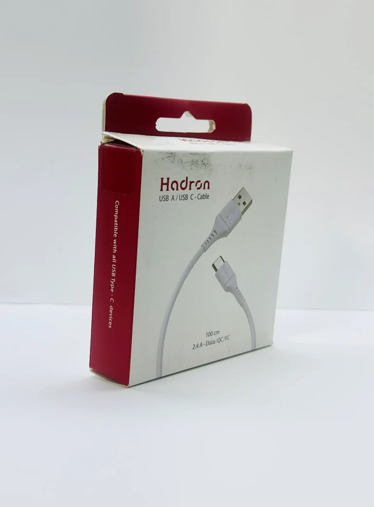 کابل تبدیل فست شارژ Hadron HTC-C-C01L Type-C به Type-C 3A QC PD 2m