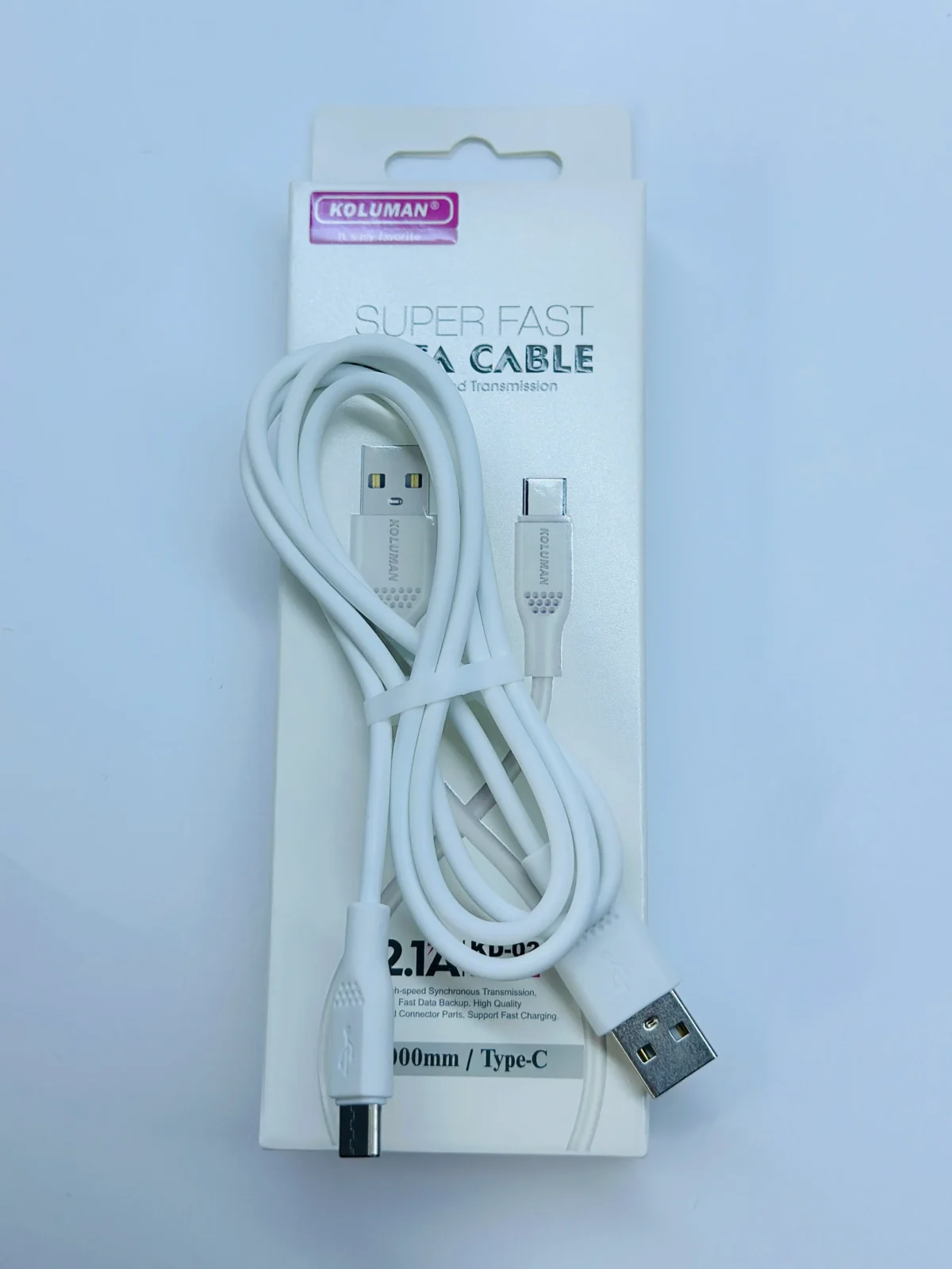 کابل تبدیل USB به MicroUSB کلومن مدل KD-02 طول ۱ متر