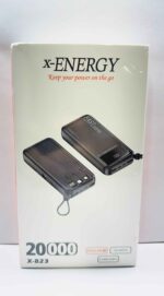 پاوربانک ایکس-انرژی مدل X-823 ظرفیت ۲۰۰۰۰ میلی آمپر ساعت ۲۲.۵ وات