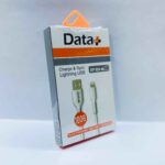 کابل شارژ آیفونی فست شارژ دیتا پلاس Data plus DP 02 2.4A 1m