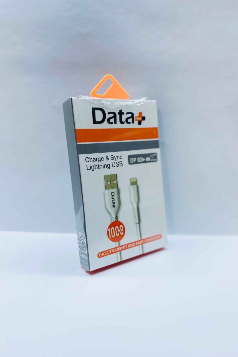 کابل شارژ آیفونی فست شارژ دیتا پلاس Data plus DP 02 2.4A 1m