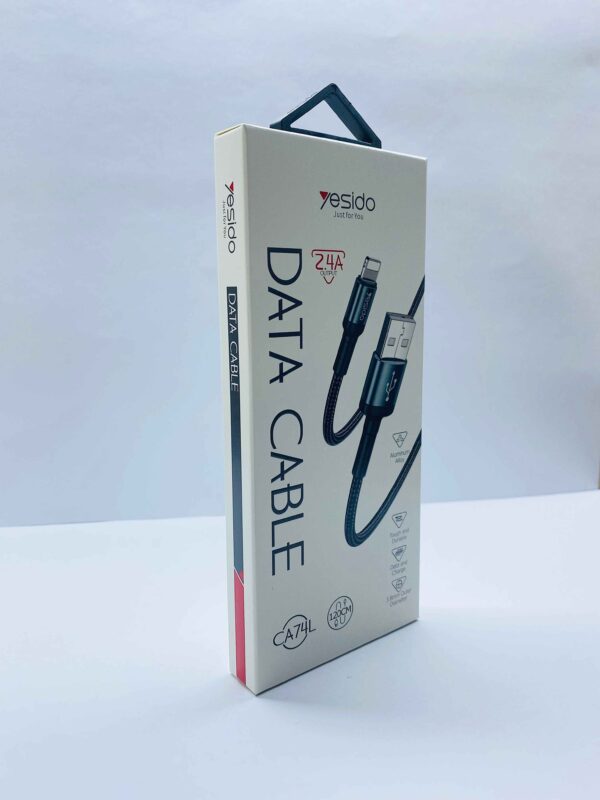 کابل آیفونی فست شارژ Yesido CA94 2.4A 2m