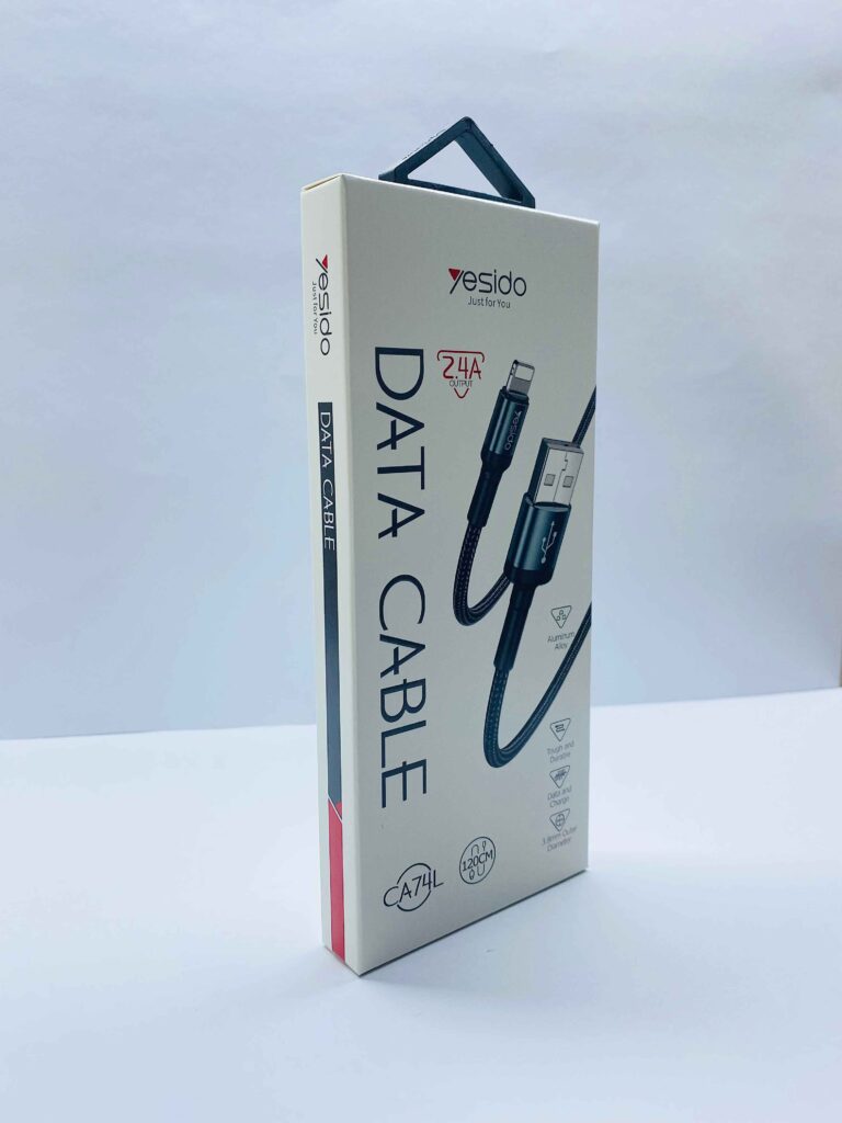 کابل آیفونی فست شارژ Yesido CA94 2.4A 2m