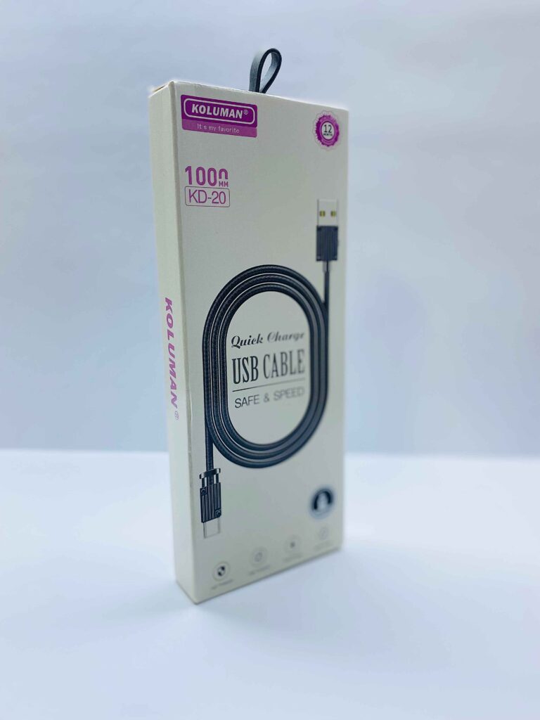 کابل تبدیل USB به microUSB کلومن مدل KD-20 طول 1 متر