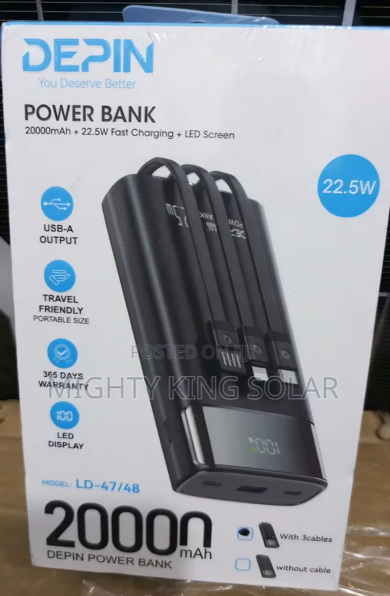 پاوربانک 20000 DEPIN LD-47 پاوربانک 20000 DEPIN LD-47