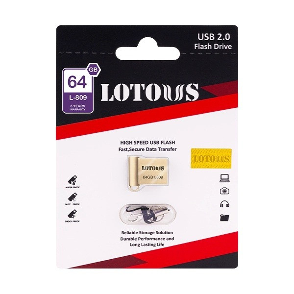 فلش LOTOUS 64G USB2 L809
