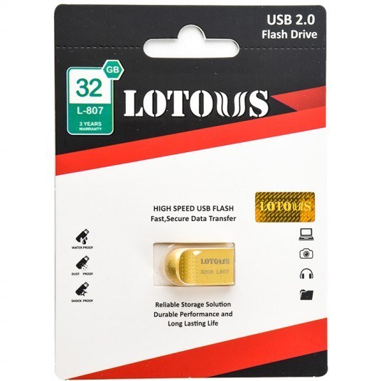 فلش LOTOUS 32G USB2 L807