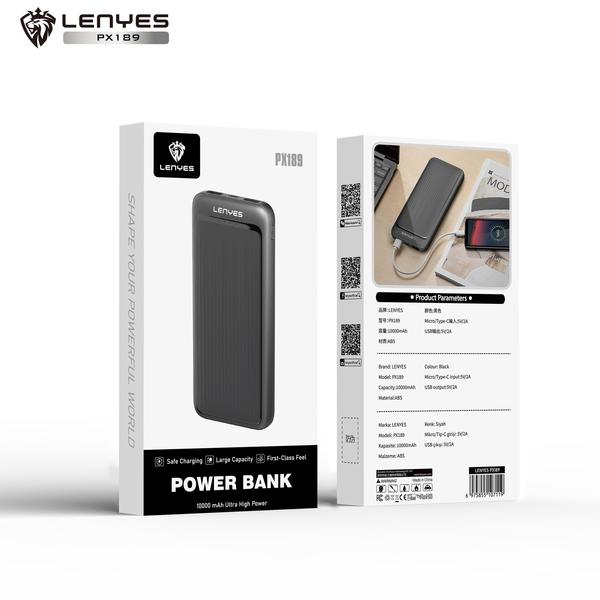 پاوربانک 10000 LENYES PX189 پاوربانک 10000 LENYES PX189