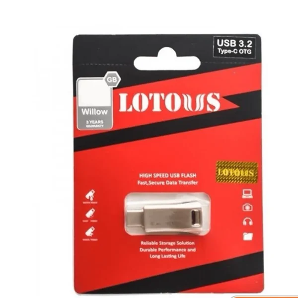 فلش LOTOUS 64G WILLOW TYPE-C